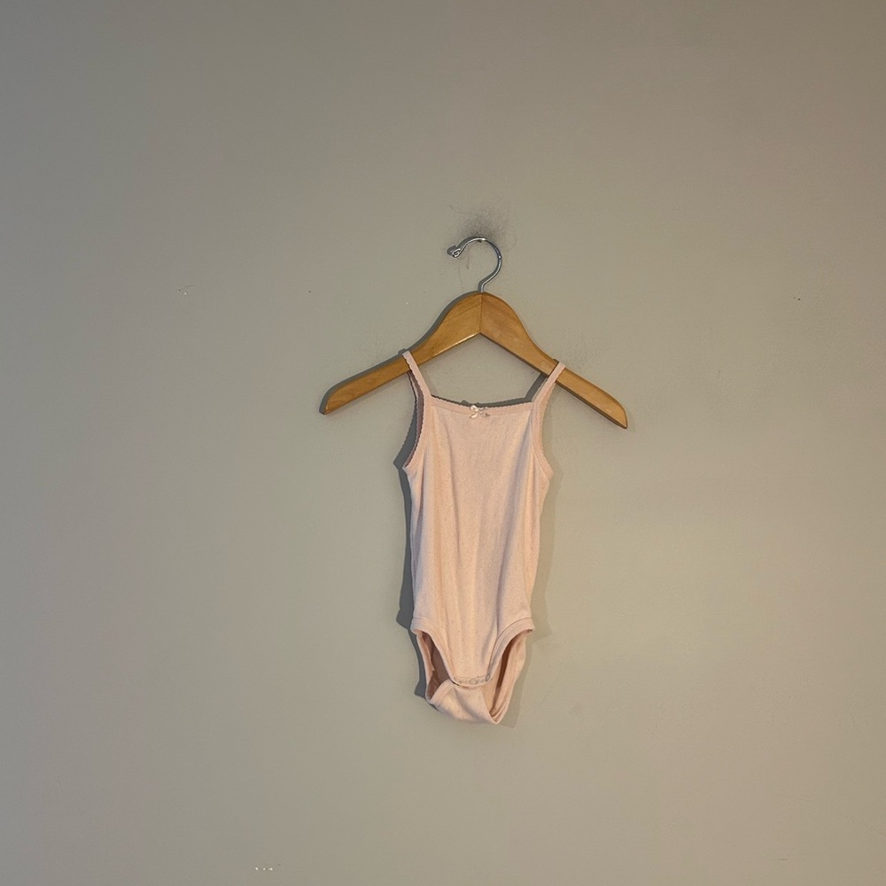 $12 ADD ON H&M Jamie Kay pink pointelle 6-9M Zara top shirt